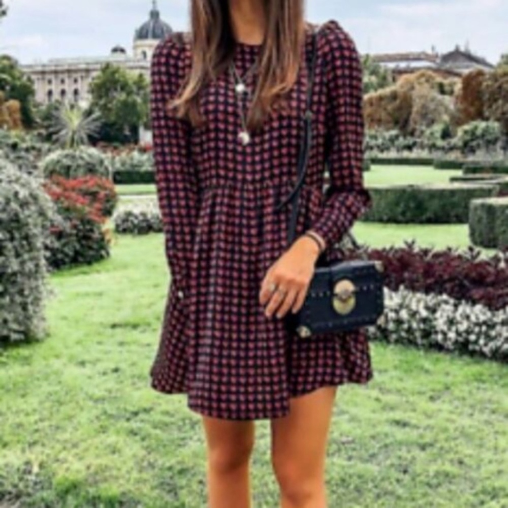 ZARA HEART PRINT JUMPSUIT DRESS
